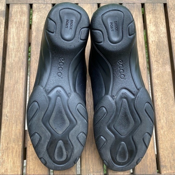 Ecco Women's Black Loafers Size 8.5/ 39 - Picture 7 of 7